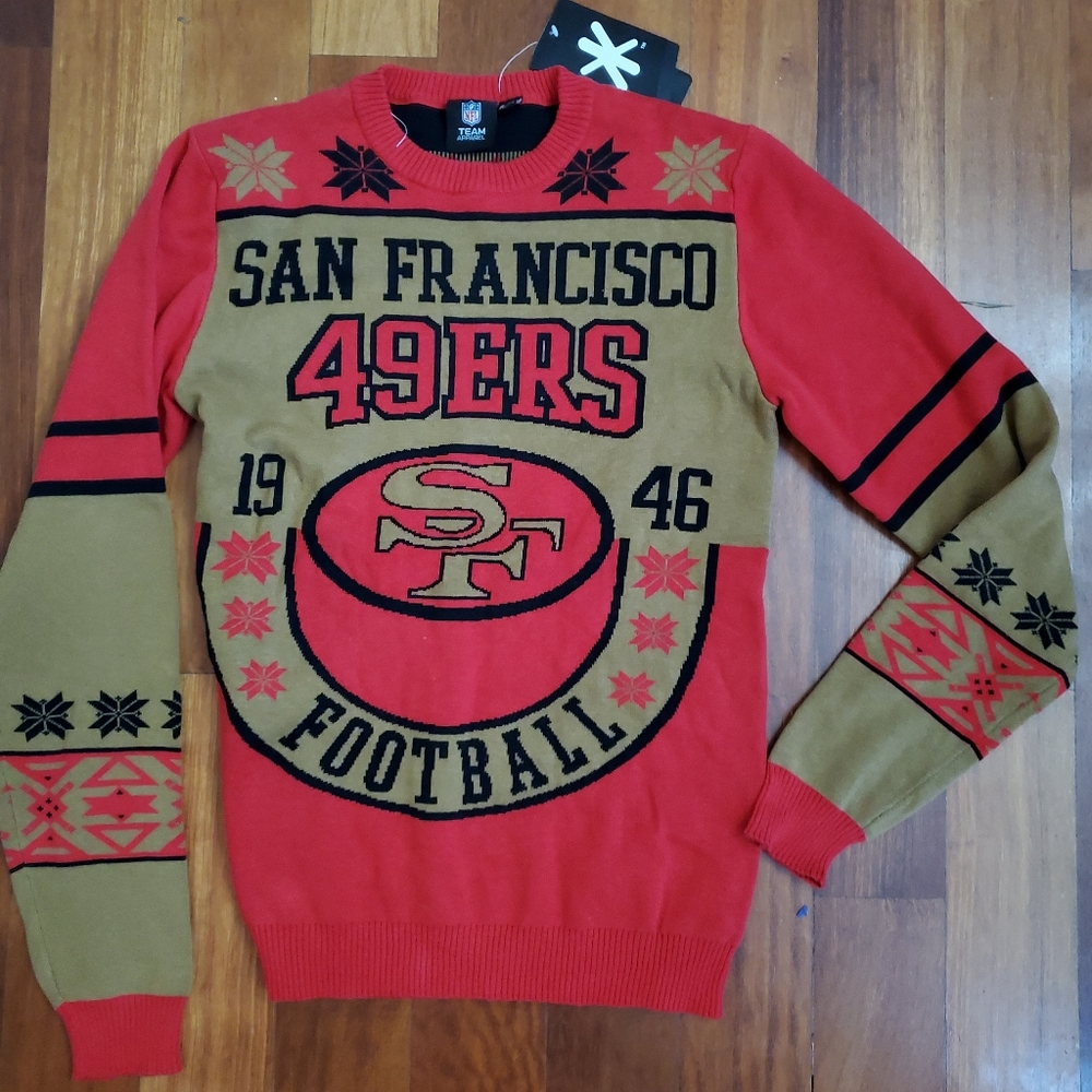 San Francisco 49ers retro sweater